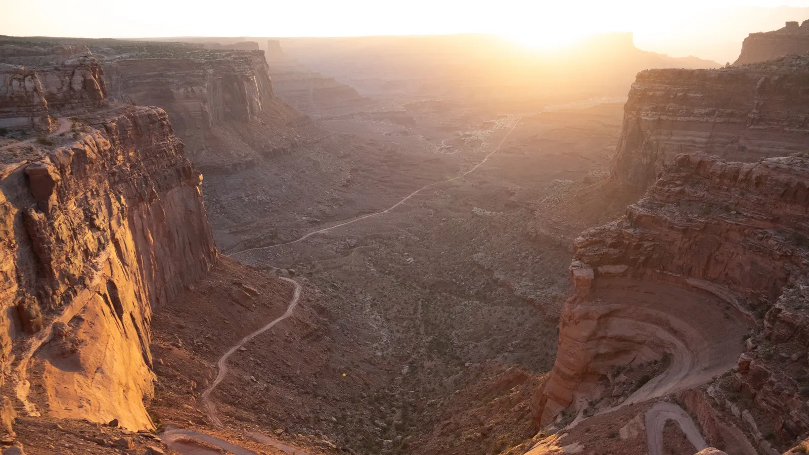 Sunrise over the Shafer basin