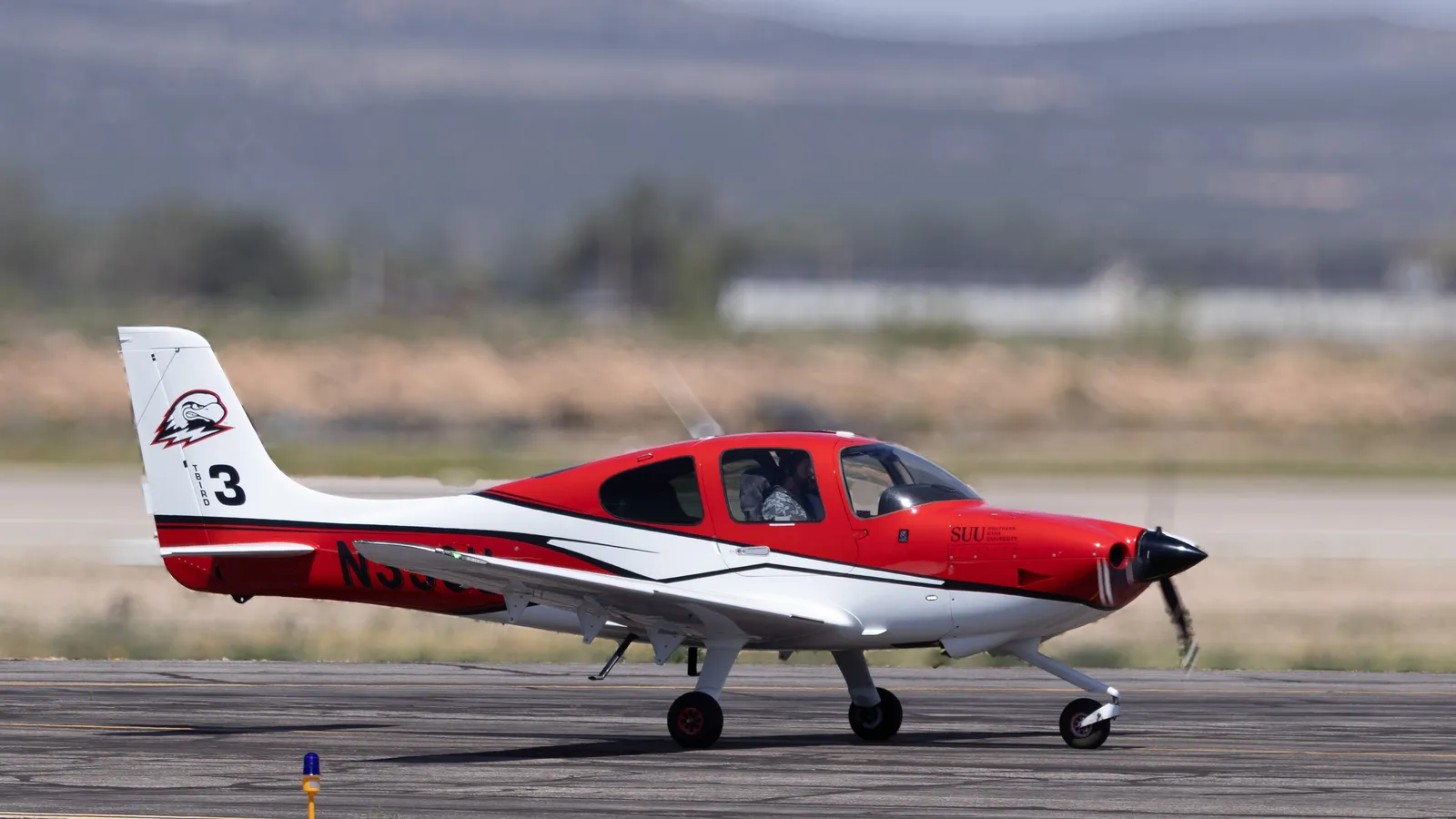 Thunderbird 3 taxiing back